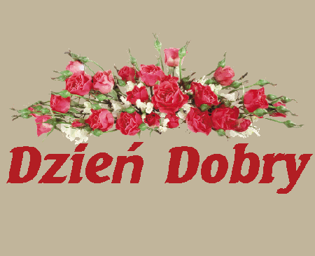 Dzień Dobry z bukietem róż